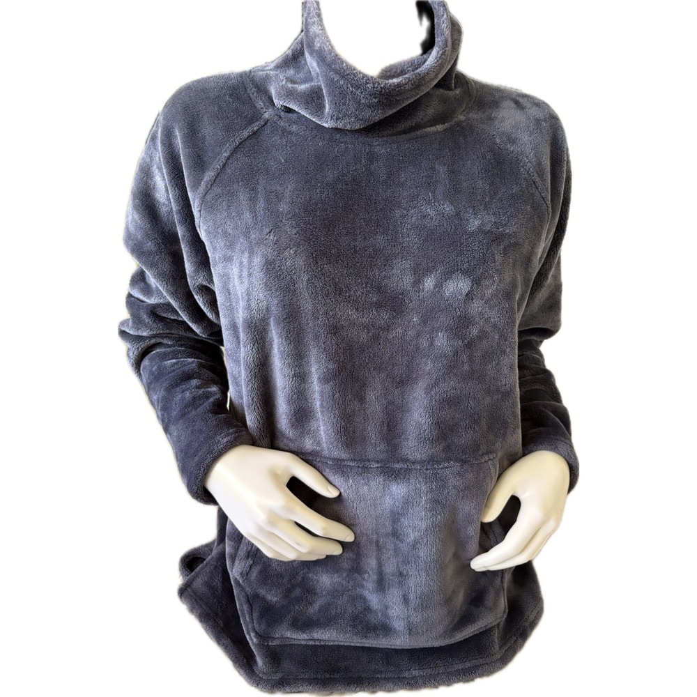 NWOT Champion Women's XL Gray Fleece Wearable Blanket Sweatshirt Snuggle Lounger - Picture 2 of 10